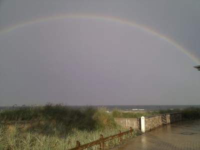 Ostsee mit Regenbogen